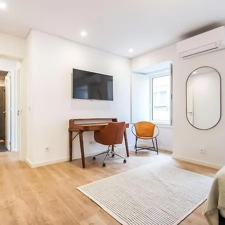 Outstanding Liberdade Spacious 2 Bedroom W Ac Апартаменты Лиссабон