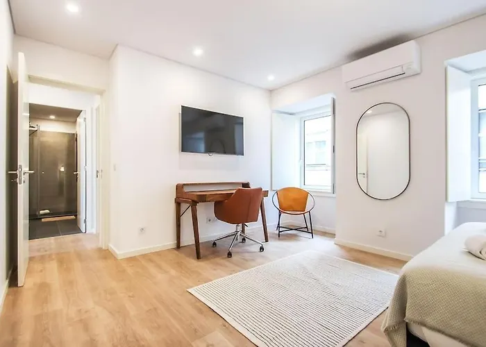 Outstanding Liberdade Spacious 2 Bedroom W Ac شقة Lisboa